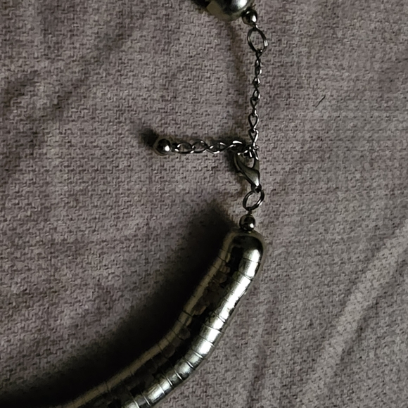 Stacked Coil Necklace Snake Chain - Picture 6 of 8